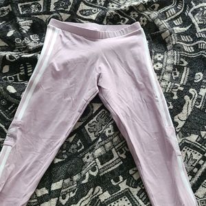 Dusky purple Adidas leggings